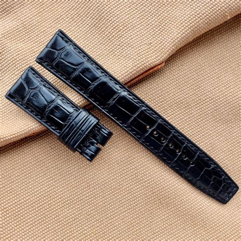 20mm black genuine alligator breitling deploy strap|Alligator Straps for your Watch .